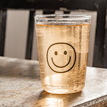 Lade das Bild in den Galerie-Viewer, Trinkglas Smiley schwarz (VE = 6 Stk)