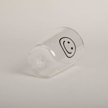 Lade das Bild in den Galerie-Viewer, Trinkglas Smiley schwarz (VE = 6 Stk)