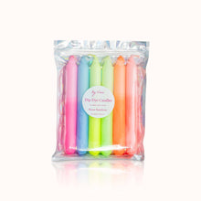 Lade das Bild in den Galerie-Viewer, Dip-Dye-Kerzen-Set: Neon-Regenbogen