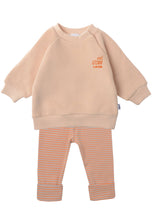 Load image into Gallery viewer, 2tlg. Set mit Sweatshirt und Leggings "6AM Club": 62/68