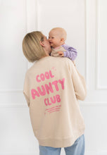 Load image into Gallery viewer, Erwachsenen Sweatshirt beige Cool Aunty Club: S/M