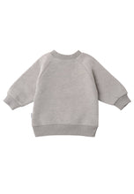 Lade das Bild in den Galerie-Viewer, Sweatshirt in grau-melange mit Print "Amore Mio": 62/68
