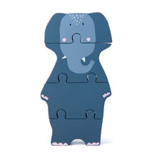 Lade das Bild in den Galerie-Viewer, Holzpuzzle - Mrs. Elephant