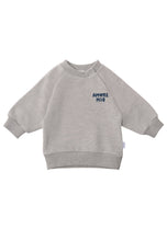Lade das Bild in den Galerie-Viewer, Sweatshirt in grau-melange mit Print "Amore Mio": 86/92