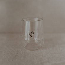 Load image into Gallery viewer, Doppelwandiges Glas 220ml Herz (VE = 6 Stk)