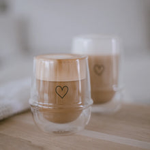 Lade das Bild in den Galerie-Viewer, Doppelwandiges Glas 220ml