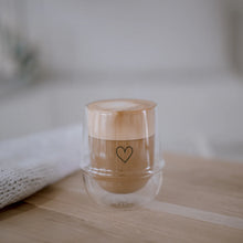 Lade das Bild in den Galerie-Viewer, Doppelwandiges Glas 220ml