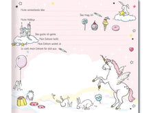 Lade das Bild in den Galerie-Viewer, Freundebuch "Meine Freunde Einhorn"