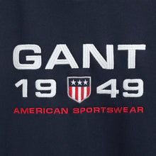 Lade das Bild in den Galerie-Viewer, Retro Shield Hoodie - blau