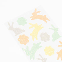 Lade das Bild in den Galerie-Viewer, Glitzernde Hasen Sticker