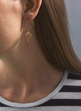 Lade das Bild in den Galerie-Viewer, Stein-Charme, Gold Dunkelgrün