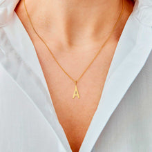 Lade das Bild in den Galerie-Viewer, Anhänger 16mm, A-Z - Gold matt