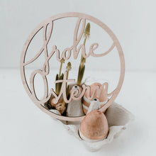 Lade das Bild in den Galerie-Viewer, Holzkranz Frohe Ostern