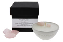 Lade das Bild in den Galerie-Viewer, Have a Heart – Rosenquarz und Herzkristall