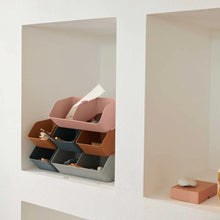 Lade das Bild in den Galerie-Viewer, Rosemary Schreibtisch-Organizer - Dove blue