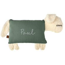 Lade das Bild in den Galerie-Viewer, Kuschelschaf - Altgrün mit Stick