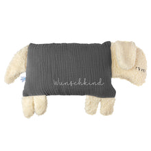 Lade das Bild in den Galerie-Viewer, Kuschelschaf - Grau mit Stick