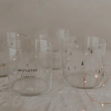 Lade das Bild in den Galerie-Viewer, Trinkglas Tannen schwarz im 2er Set