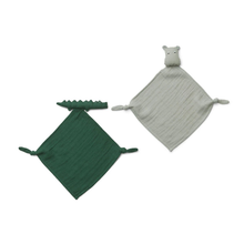 Lade das Bild in den Galerie-Viewer, Yoko - Mini Schmusetuch aus Bio-Baumwolle - 2er Pack