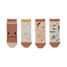 Lade das Bild in den Galerie-Viewer, Silas - Socken aus Baumwolle - 4er Pack