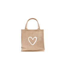 Lade das Bild in den Galerie-Viewer, Mini Juteshopper Herz 2er Set