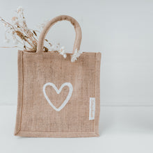 Lade das Bild in den Galerie-Viewer, Mini Juteshopper Herz 2er Set