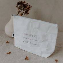 Lade das Bild in den Galerie-Viewer, Kosmetiktasche Nimm Dir Zeit