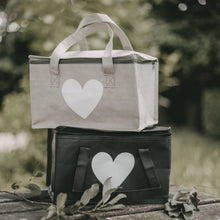 Load image into Gallery viewer, Kühltasche schwarz Herz (VE = 5 Stk.)
