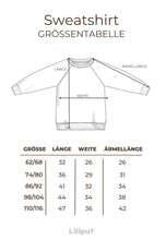 Lade das Bild in den Galerie-Viewer, Sweatshirt in grau-melange mit Print "Amore Mio": 86/92
