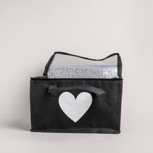 Load image into Gallery viewer, Kühltasche schwarz Herz (VE = 5 Stk.)
