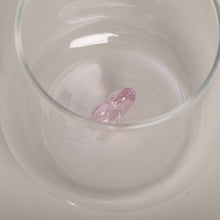 Load image into Gallery viewer, Trinkglas Herzfigur rosa (VE = 6 Stk)
