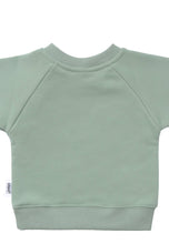 Lade das Bild in den Galerie-Viewer, Sweatshirt in schilf mit Print "Zitrone": 74/80
