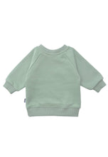 Lade das Bild in den Galerie-Viewer, Sweatshirt in schilf mit Print "Zitrone": 74/80
