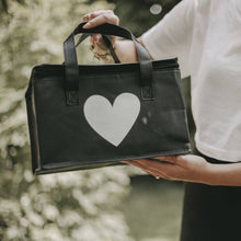 Load image into Gallery viewer, Kühltasche schwarz Herz (VE = 5 Stk.)
