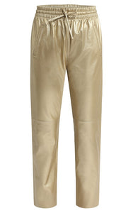 Lederhose Gift in Metal light Gold