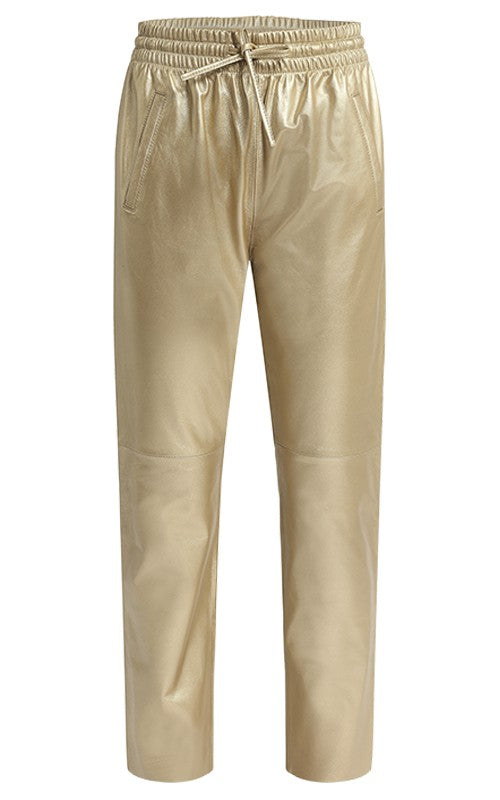 Lederhose Gift in Metal light Gold
