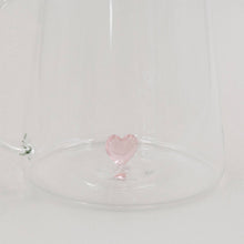 Lade das Bild in den Galerie-Viewer, Karaffe Herzfigur rosa (VE = 4 Stk)
