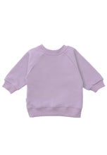 Lade das Bild in den Galerie-Viewer, Sweatshirt in flieder mit Print "Dackel": 86/92
