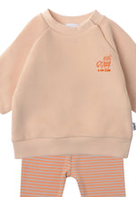 Load image into Gallery viewer, 2tlg. Set mit Sweatshirt und Leggings "6AM Club": 74/80
