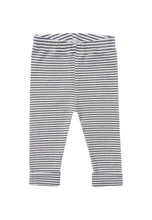 Lade das Bild in den Galerie-Viewer, 2tlg. Set mit Sweatshirt in flieder "Smiley" und geringelter Leggings: 74/80
