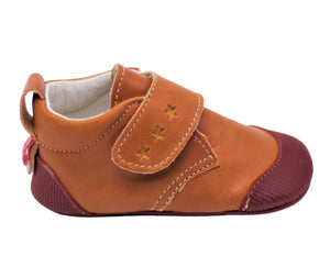 Krabbelschuhe Charlie - Cognac