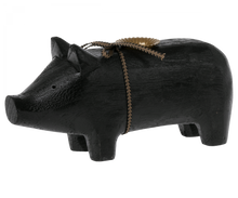 Lade das Bild in den Galerie-Viewer, Holzschwein, Medium - schwarz
