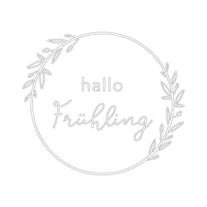 Sticker Hallo Frühling