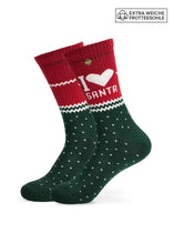 Lade das Bild in den Galerie-Viewer, Socken „I love Santa“
