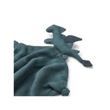 Agnete - Kuscheltuch, dragon/ whale blue mix