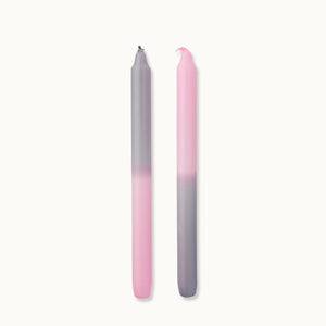 Dip Dye Kerze - Dusty Pink