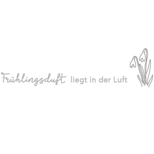 Sticker Frühlingsduft Weiß