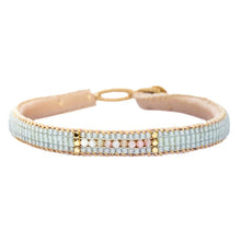 Lade das Bild in den Galerie-Viewer, Stone Line Armband - soft blue
