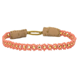 Cap Silk Armband - watermelon