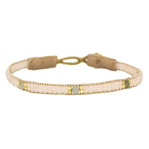 Cap Stones Armband - blush